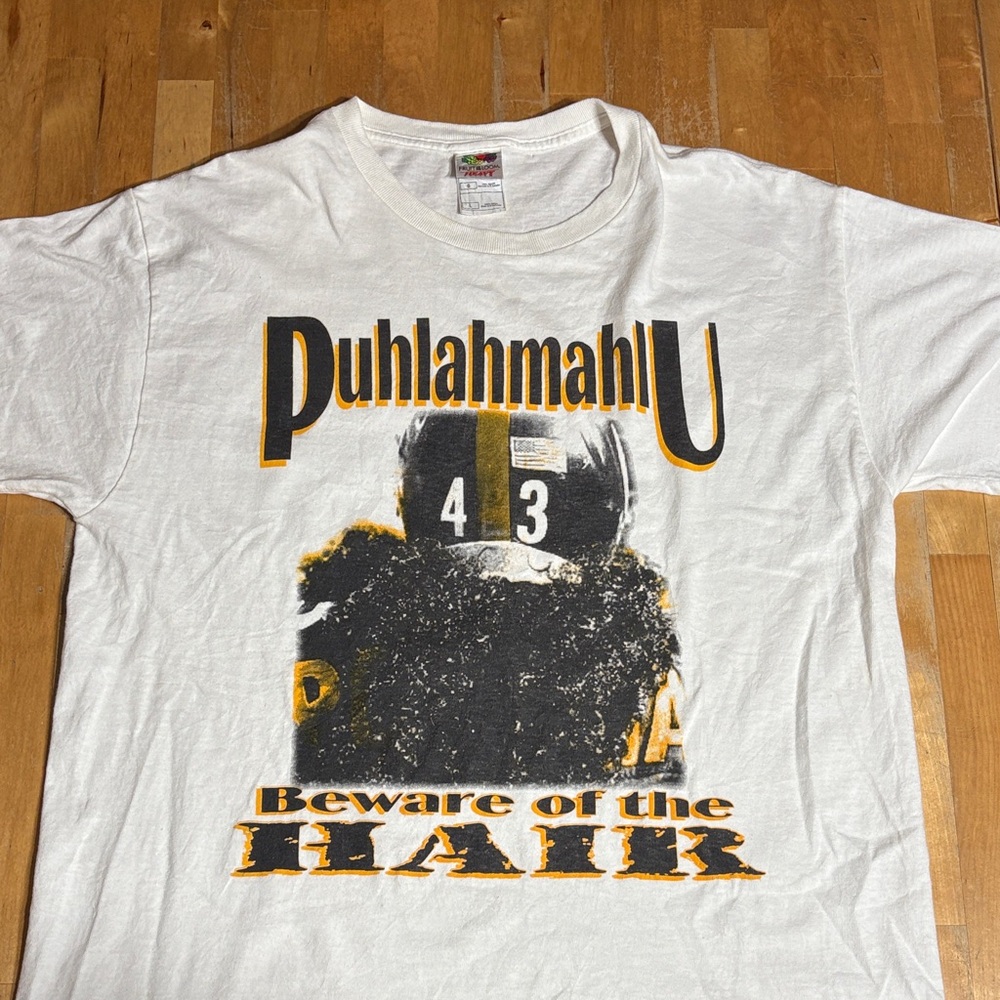 Vintage Troy Puhlahmahlu Beware of the Hair Tshirt